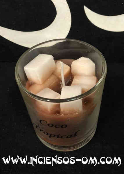 Vela vaso aroma Coco